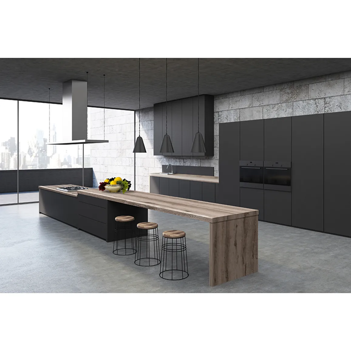 Дуб Крістера  Стільниця Luxeform 4200х600х38mm 2