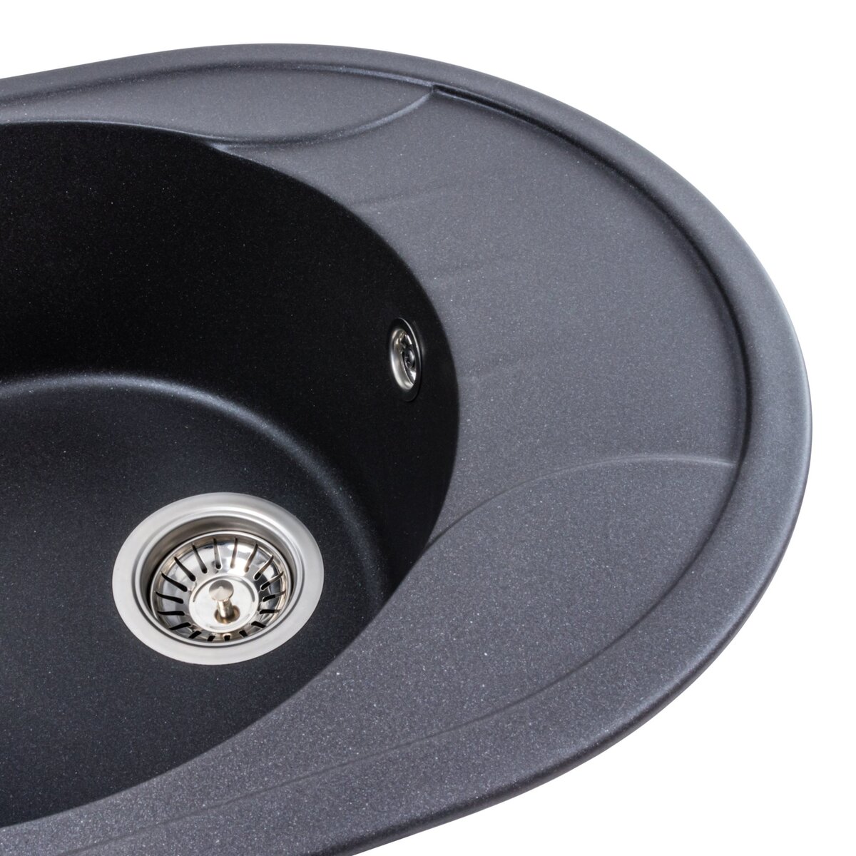 Гранітна мийка для кухні Platinum 5847 ONYX матовий Моріон 2