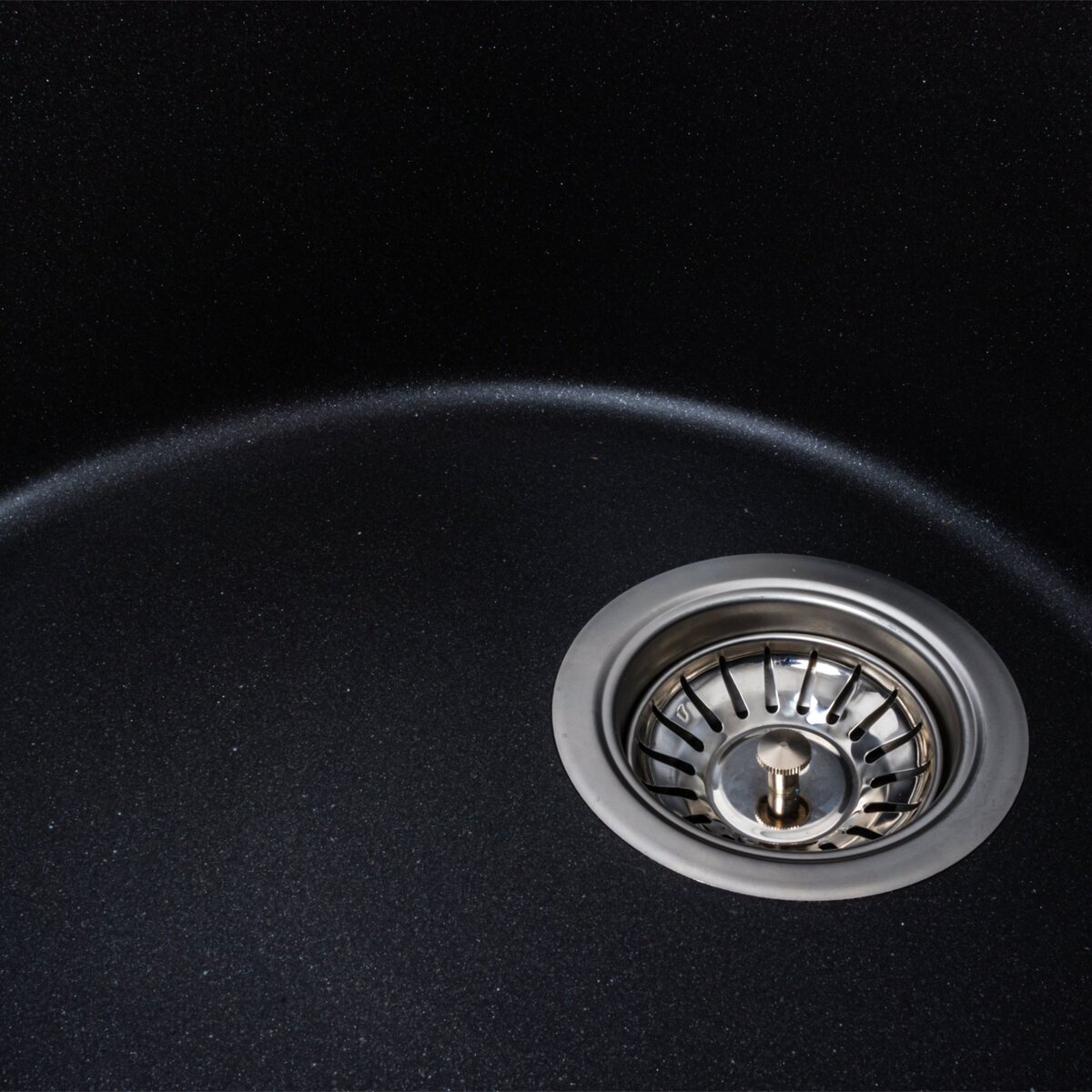 Гранітна мийка для кухні Platinum 5847 ONYX матовий Моріон 4