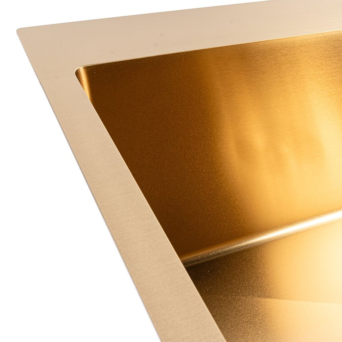 Мийка кухонна нержавіюча сталь PVD Gold для кухні VALESO 60*50 Handmade 3.0/0.8 3